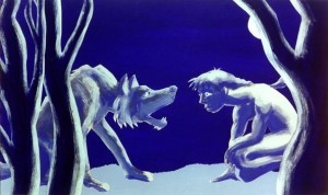 Mogli und der Wolf