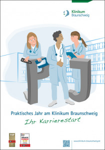 Broschüre vom Klinikum Braunschweig zum Thema Praktisches Jahr.